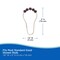 Kenney Mfg Lightweight PEVA Shower Curtain Liner and Beaded Roller Ring Set, 70in W x 72in H KN61759V1 - alternate 5